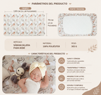 Sábana ajustable para cuna