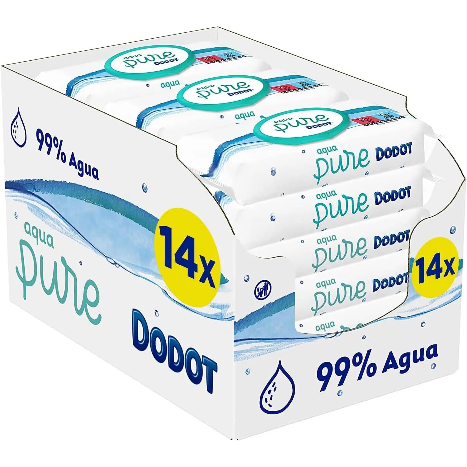 Dodot pure aqua 14 packs (14 x 48)