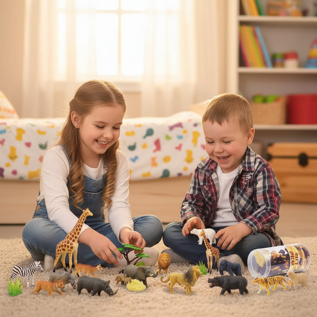 Set de figuras de animales.