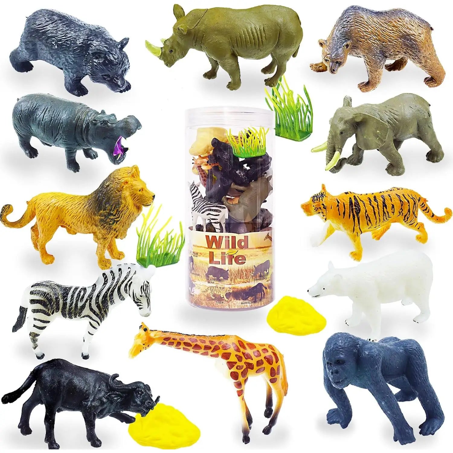 Set de figuras de animales.