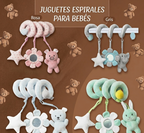 Juguete colgante en espiral
