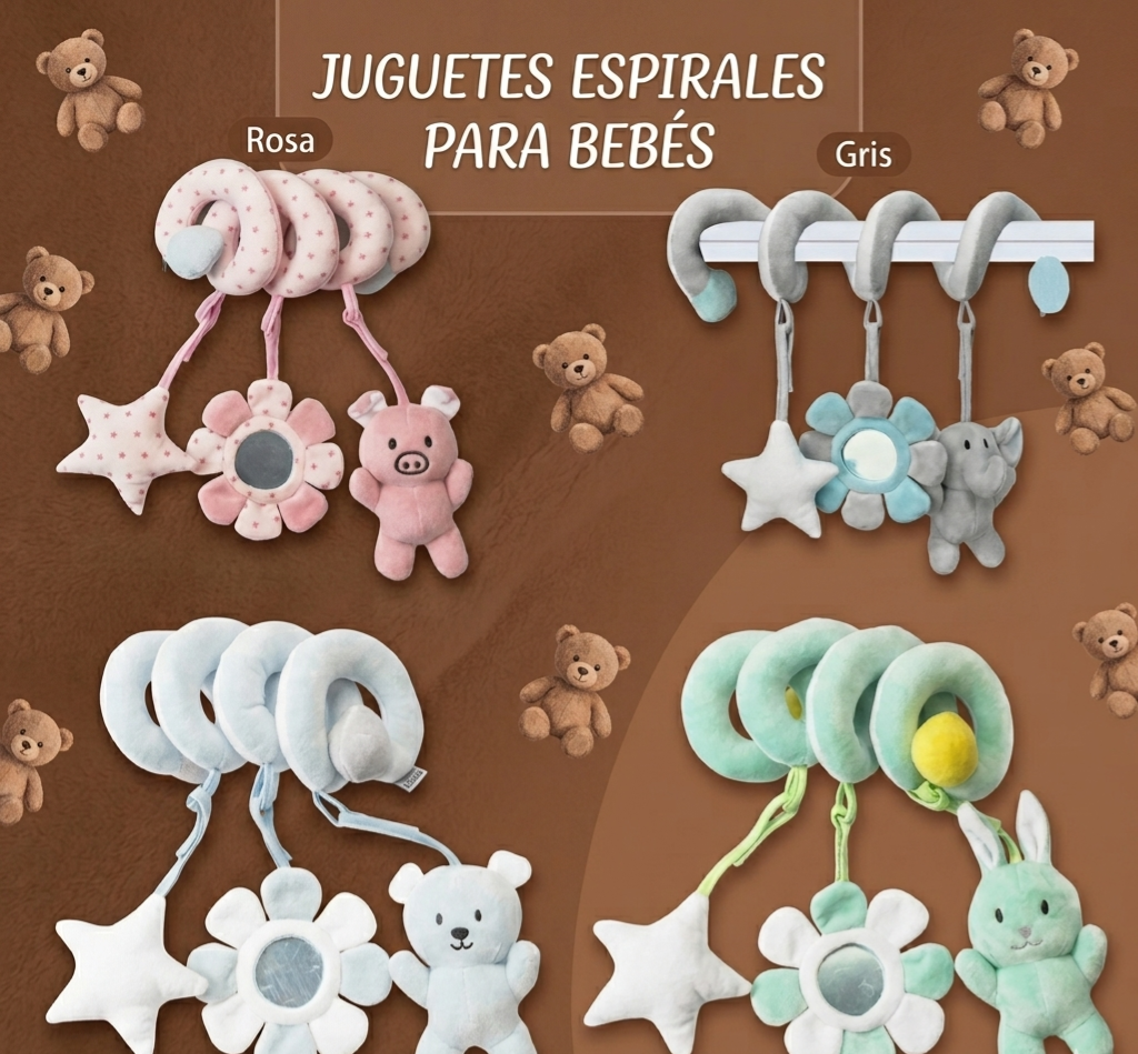 Juguete colgante en espiral