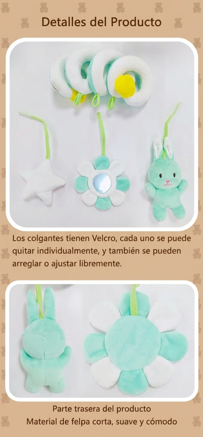 Juguete colgante en espiral
