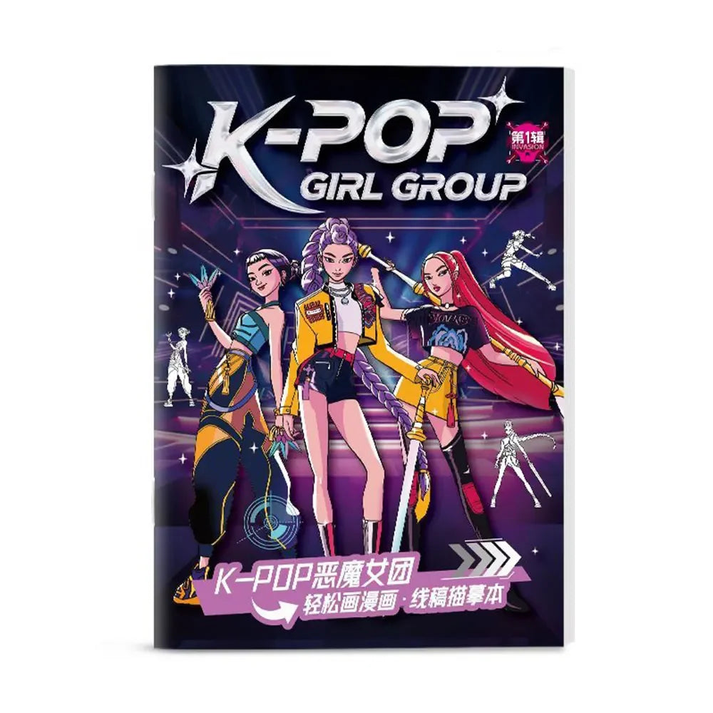 Libro para colorear KPOP