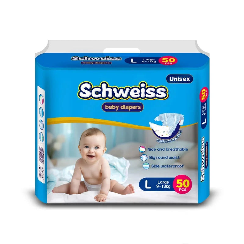 Pañales desechables ultrafinos. Pack 50 unidades