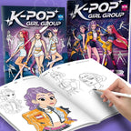 Libro para colorear KPOP