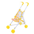 Carrito de muñecas en miniatura.