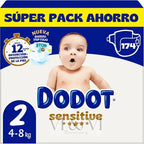 Pañales Dodot Sensitive.
