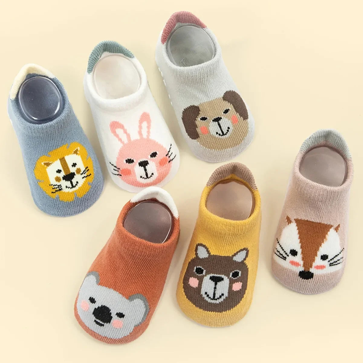 Pack 6 pares calcetines antideslizantes