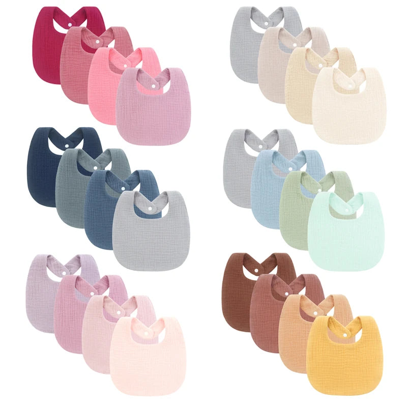 Baberos de muselina (pack 4)