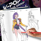 Libro para colorear KPOP
