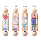 Puzzle rotatorio de madera