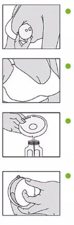 Extractor de leche materna portátil