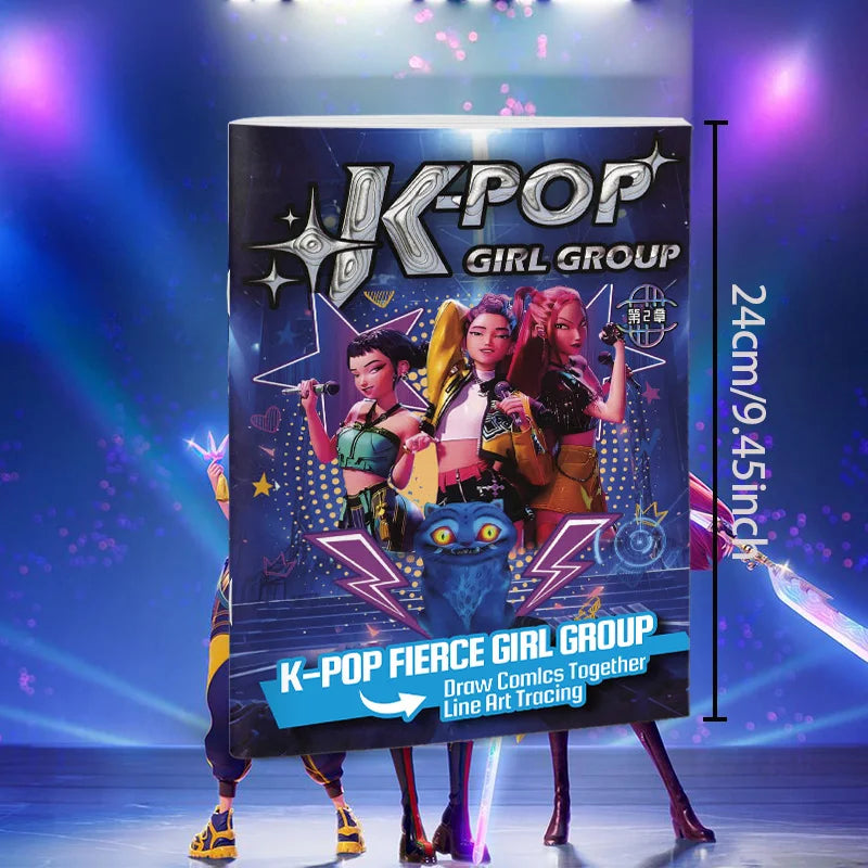 Libro para colorear KPOP