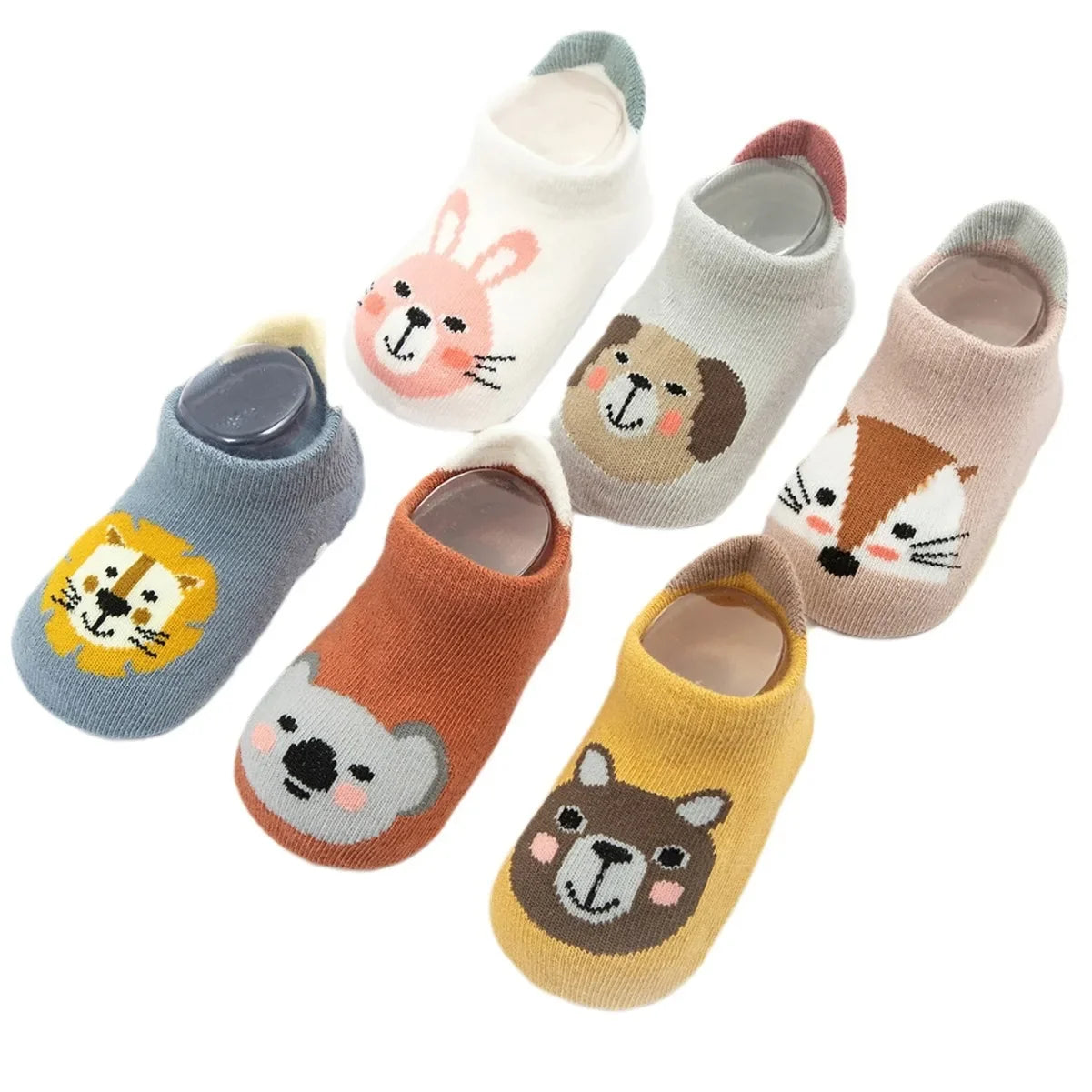 Pack 6 pares calcetines antideslizantes