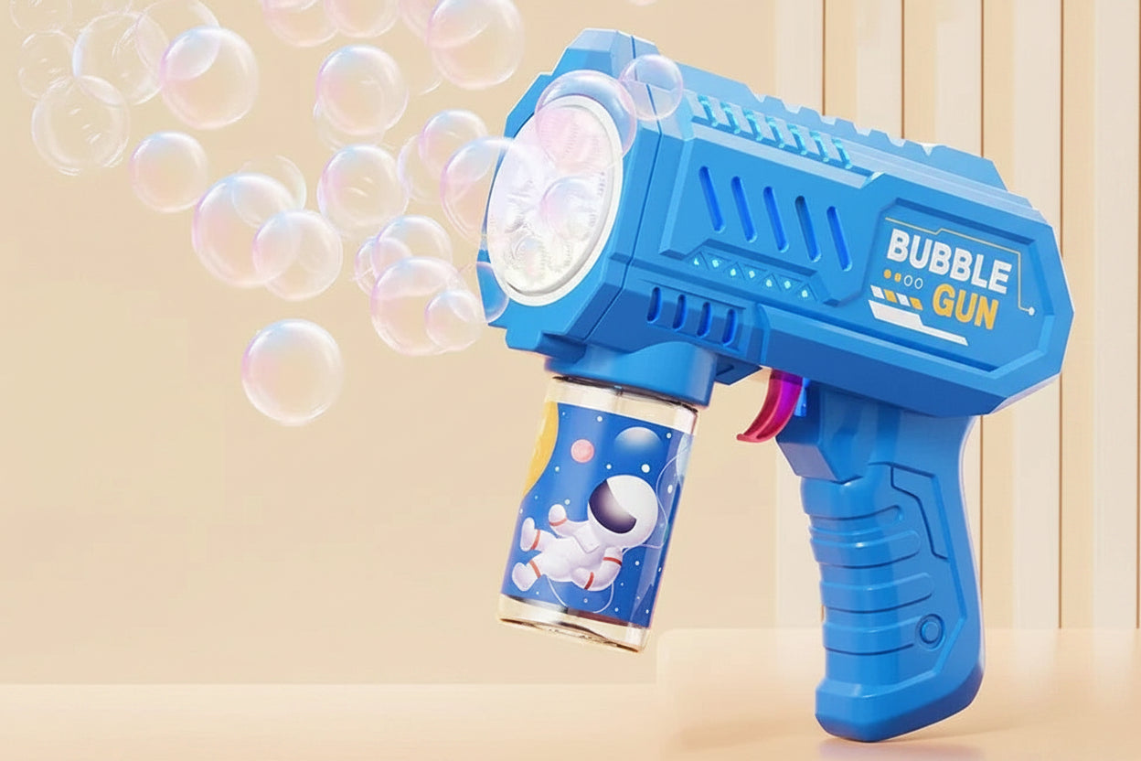 Pistola de burbujas