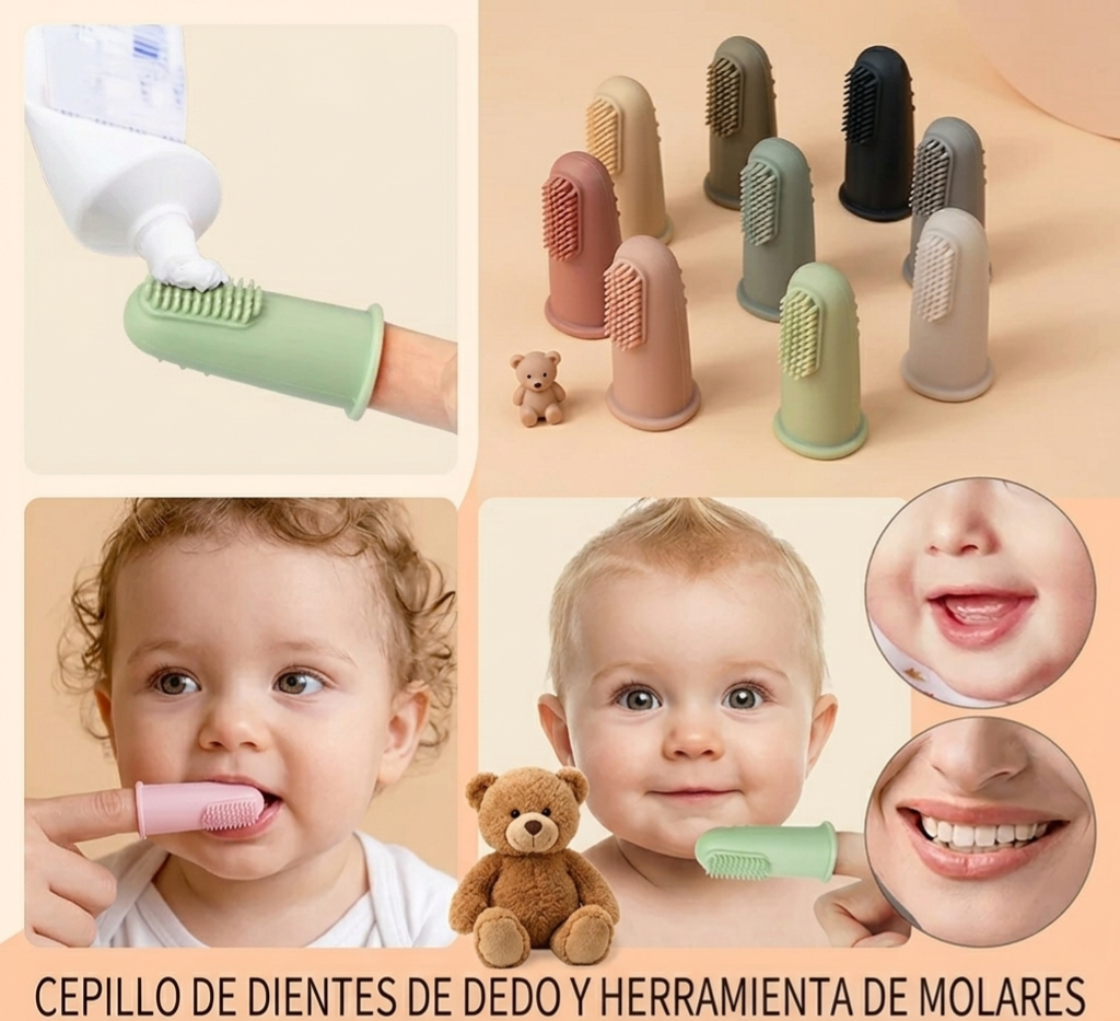 Cepillo de dientes de silicona
