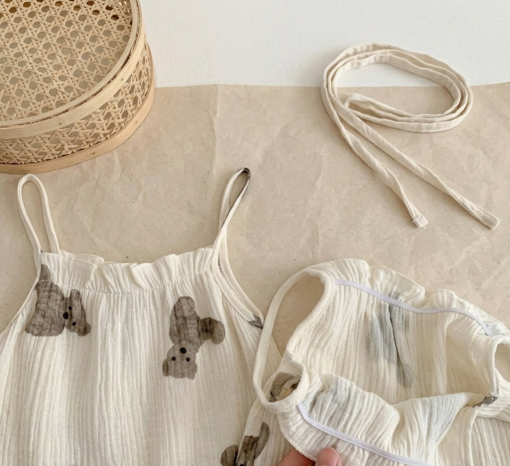 Conjunto de verano con gorro